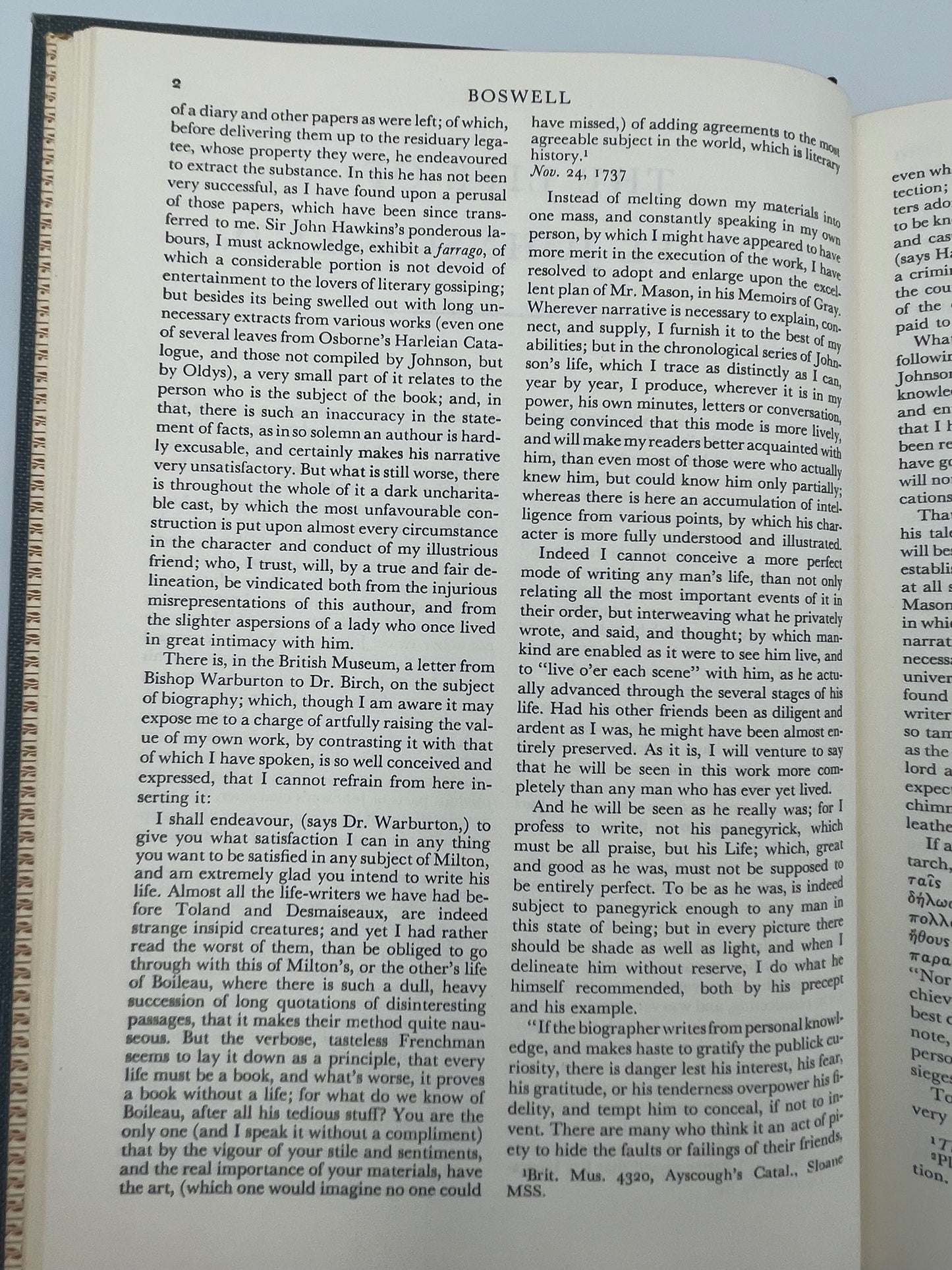 Boswell (Britannica: Great Books of the Western World) Life of Samuel Johnson, LL.D.