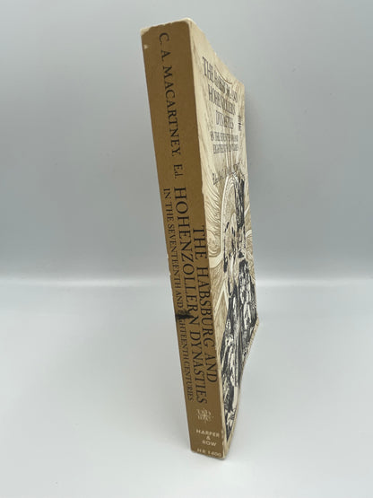 Book spine of "The Habsburg and Hohenzollern Dynasties in the Seventeenth and Eighteenth Centuries" 