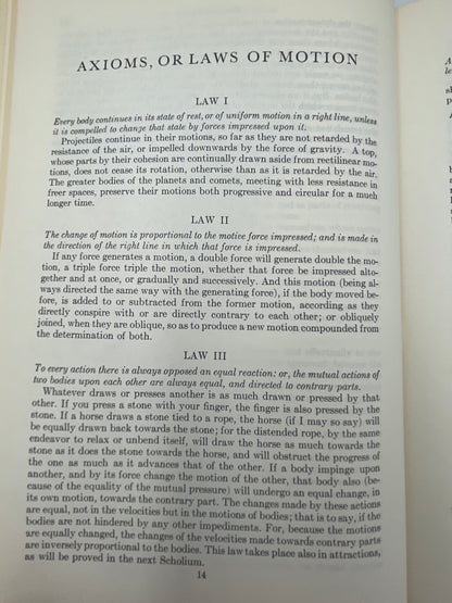 Newton. Huygens. (Britannica: Great Books of the Western World) Mathematical Principles of Natural Philosophy (Newton). Optics (Newton). Treatise on Light (Huygens).