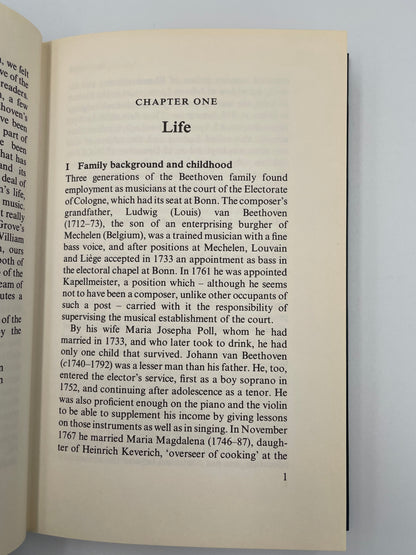 Chapter 1 page of ‘The New Grove Beethoven’