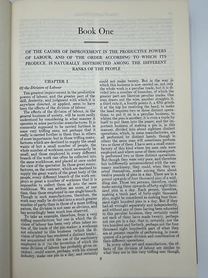 Adam Smith: (Britannica: Great Books of the Western World) An Inquiry into the Nature and Causes of the Wealth of Nations