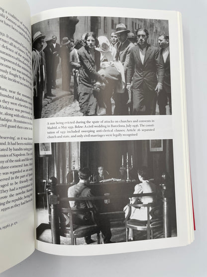 Page with photos from "The Spanish Civil War"by Hugh Thomas