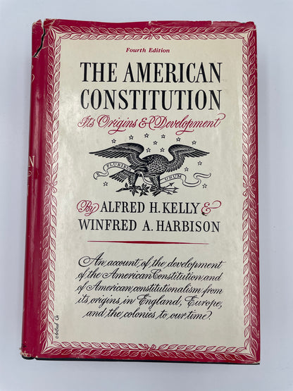 the-american-constitution-its-origins-and-development-by-alfred-h-kelly-and-winfred-a-harbison - Book Cover