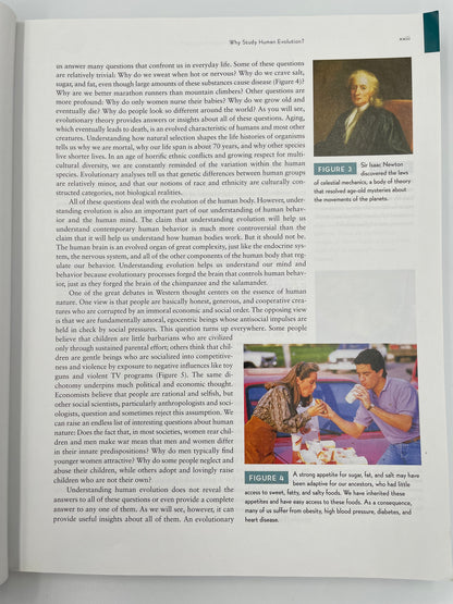 Random page from introduction section from ‘How Humans Evolved’ by Robert Boyd & Joan B. Silk.