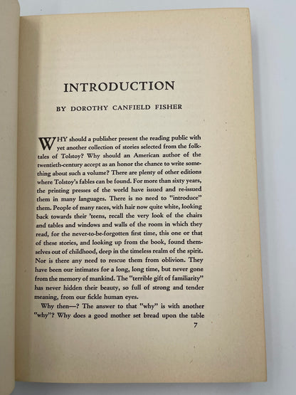 Introduction page from ‘Tolstoy - Stories and Legends’.