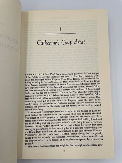 Chapter 1 page from "Catherine The Great. Life and Legend".