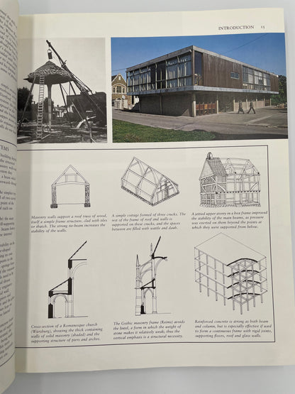 Random page 15 with images and illustrations from ‘Architecture of the Western World’ by Michael Rayburn