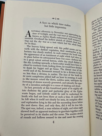 First text page of "The Return of the Native" by Thomas Hardy 