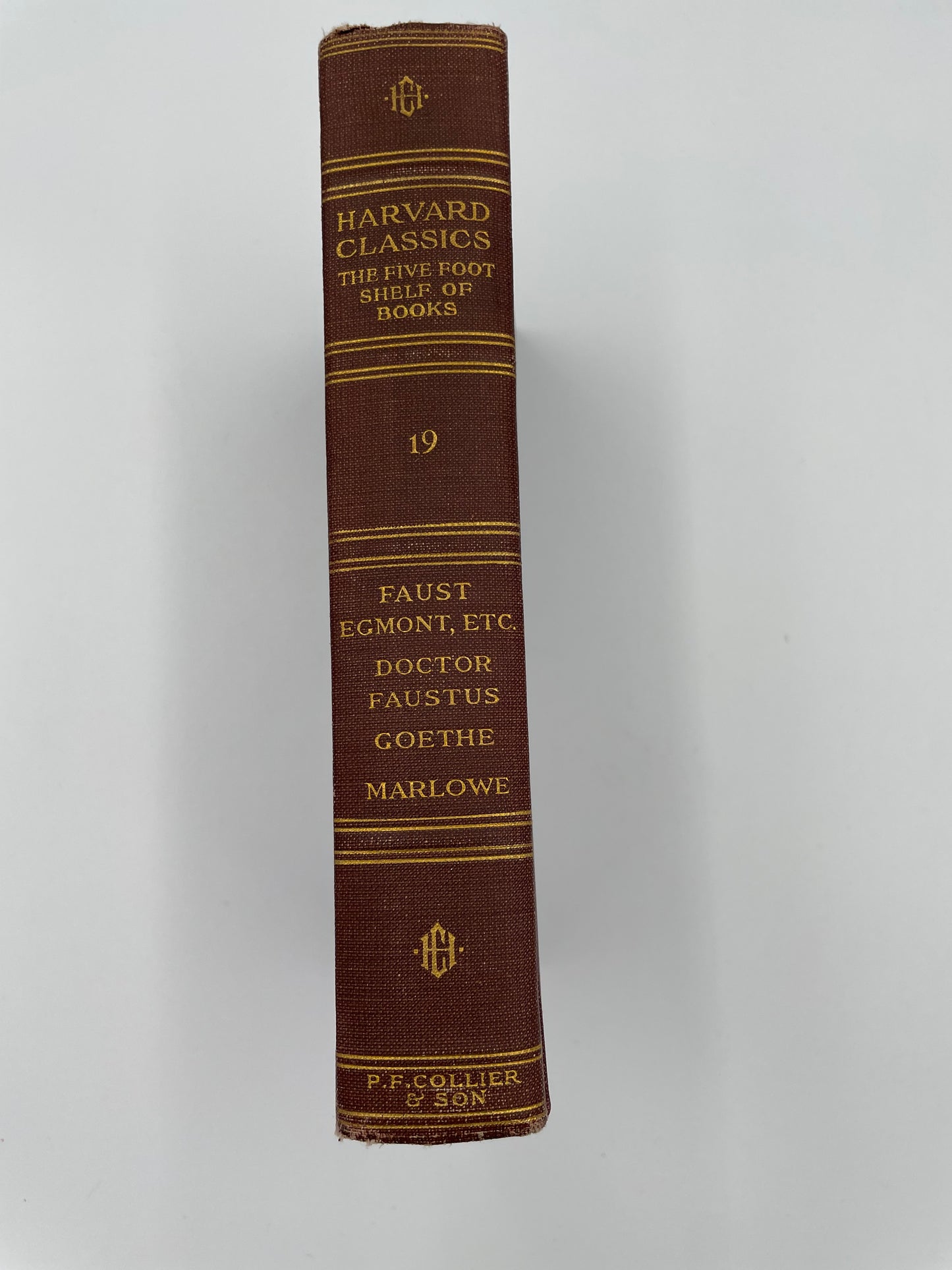 Harvard Classics. Faust, Egmont, Etc. Doctor Faustus, Goethe, Marlowe