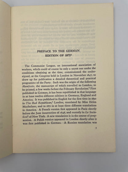 Preface to the German edition of 1872 