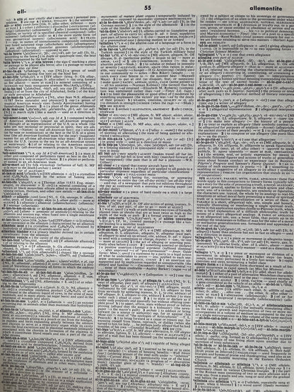 Webster’s Third New International Dictionary (1986, 3-Volume Set, Unabridged) + Britannica World Language Dictionary