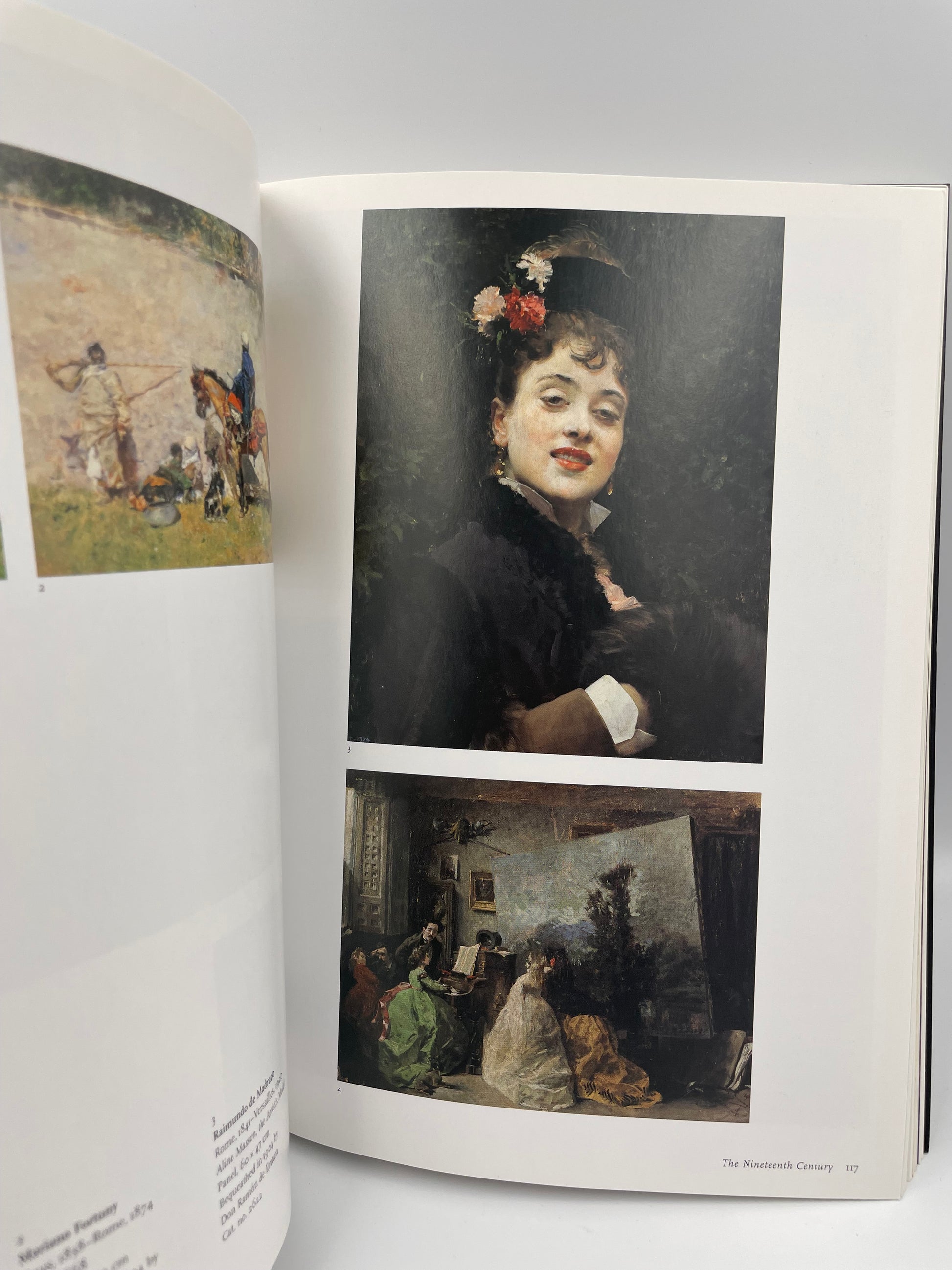 Multiple illustrations, including one of an elegantly dressed woman from the book,‘The Prado’ – Scala.