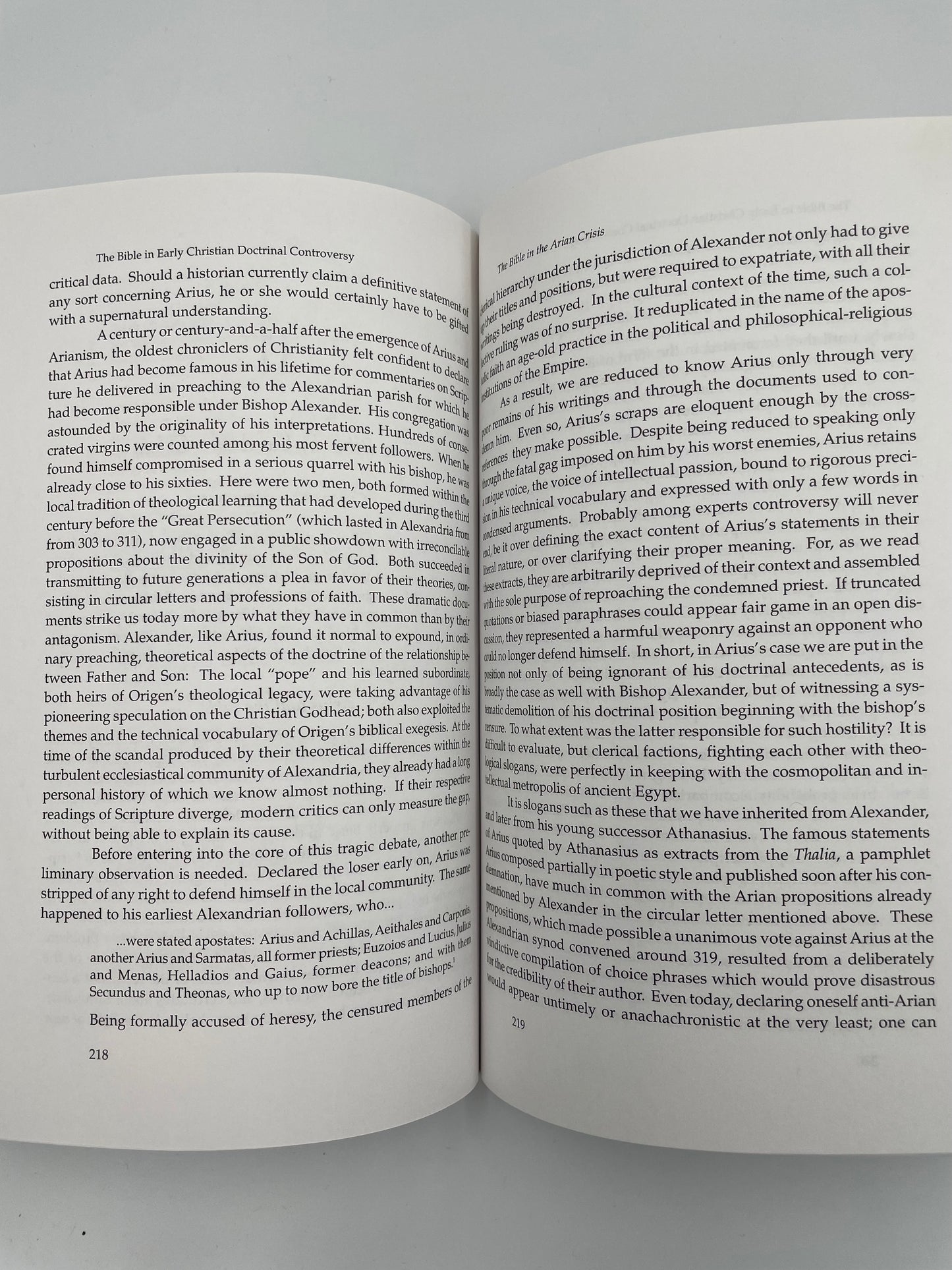 Pages from the Arian Crisis continued from 'The Bible in Greek Christian Antiquity' 