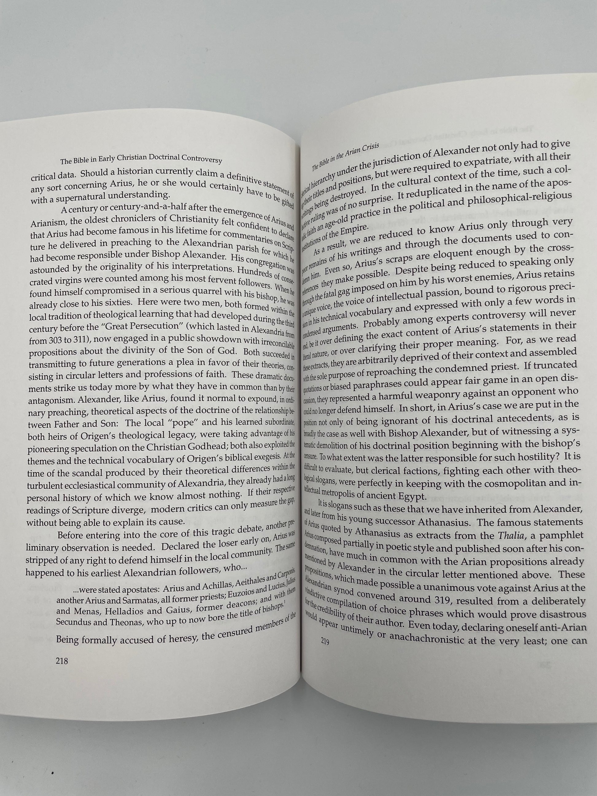 Pages from the Arian Crisis continued from 'The Bible in Greek Christian Antiquity' 