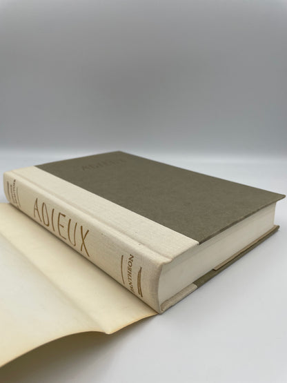 Book cover of ‘Adieux: A Farewell to Sarte’ by Simone de Beauvoir without dust jacket.