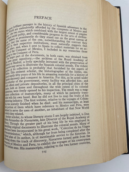Preface on the Conquest of Peru from "The Conquest of Mexico and The Conquest of Peru" by William H. Prescott