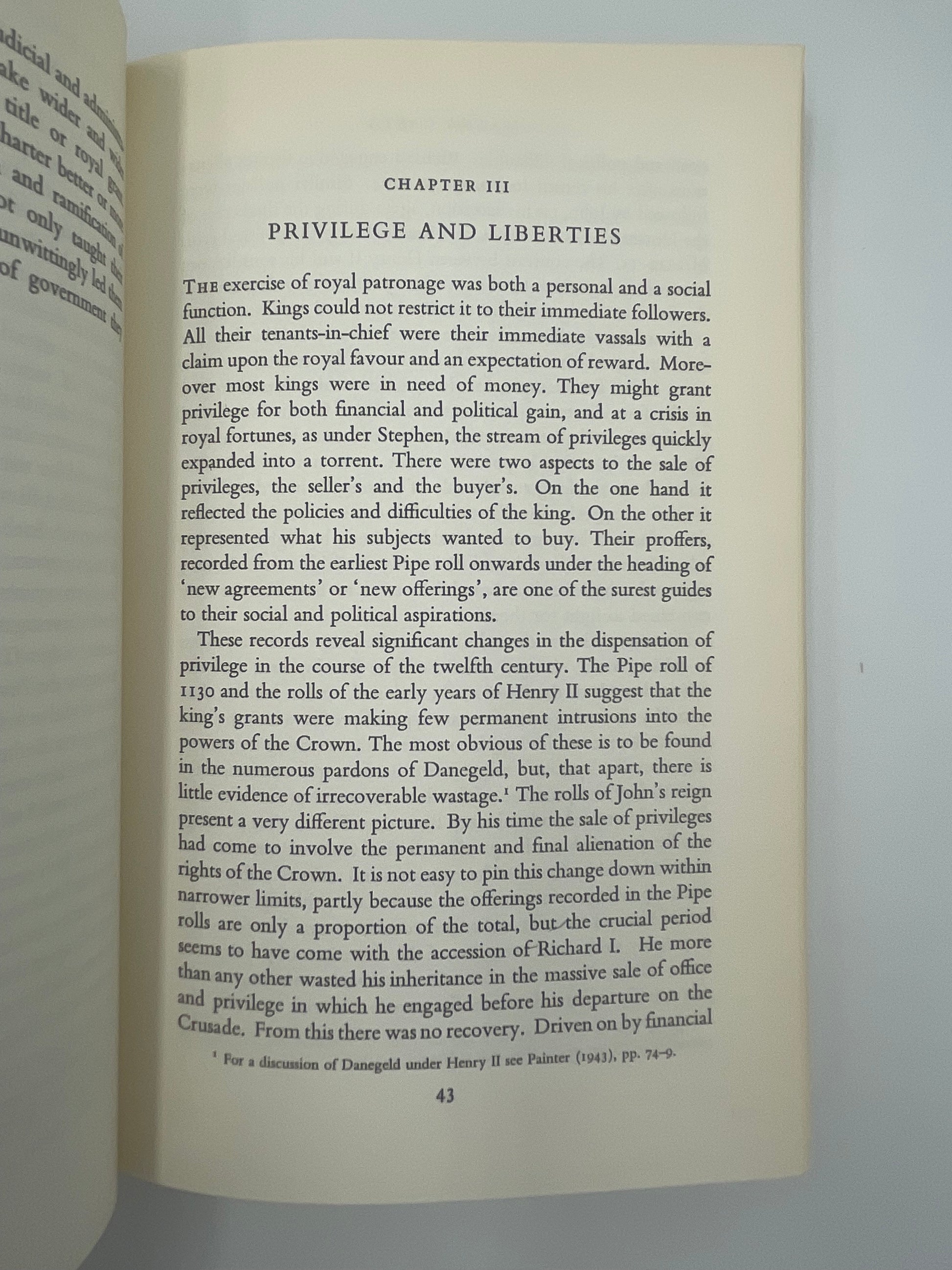 Chapter 3 page of ‘Magna Carta’ by J.C.Holt