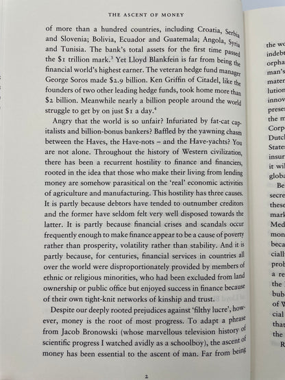 The Ascent of Money by Niall Ferguson