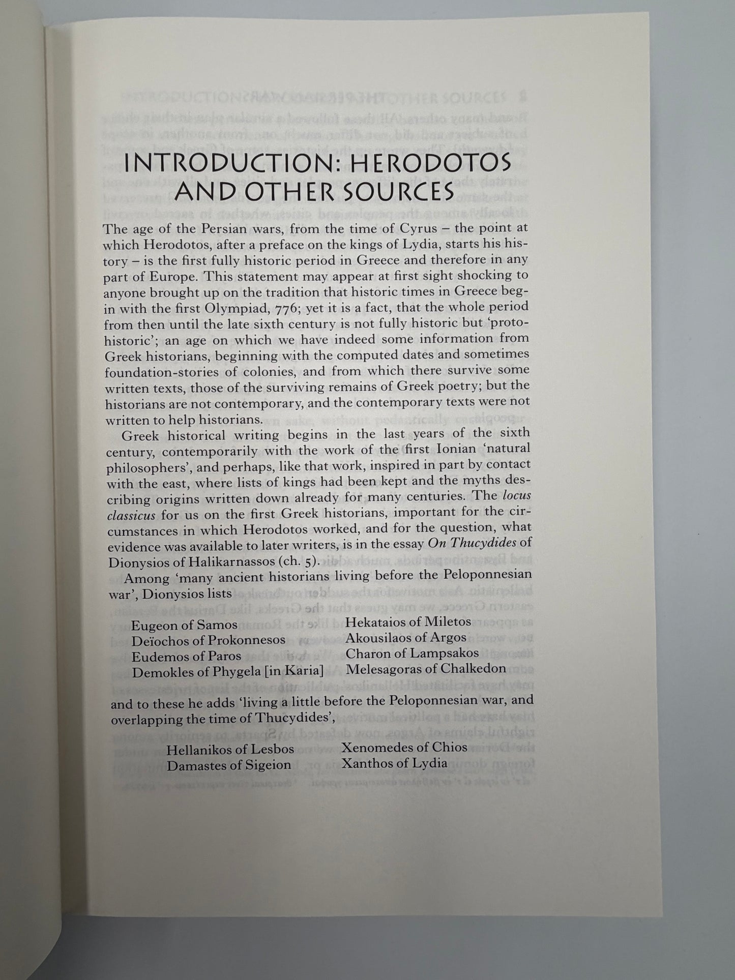 Introduction page from The Folio History of Ancient Greece: The Persian Wars.