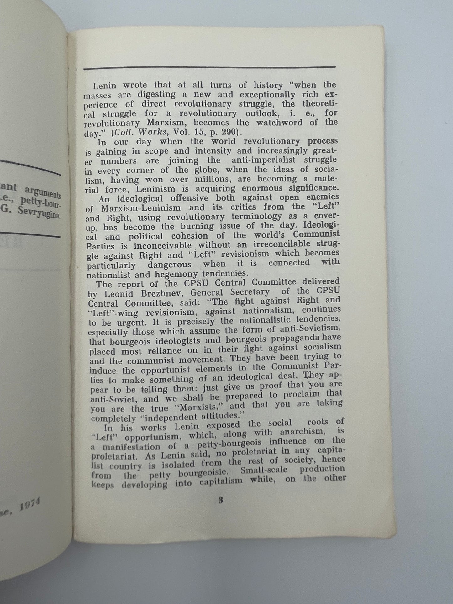 The Great Legacy of Maxism Leninism. On Petty Bourgeois Revolutionarism. By Lenin