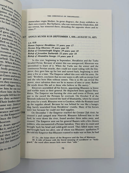 Page 23 from "The Chronicle of Theophanes'.