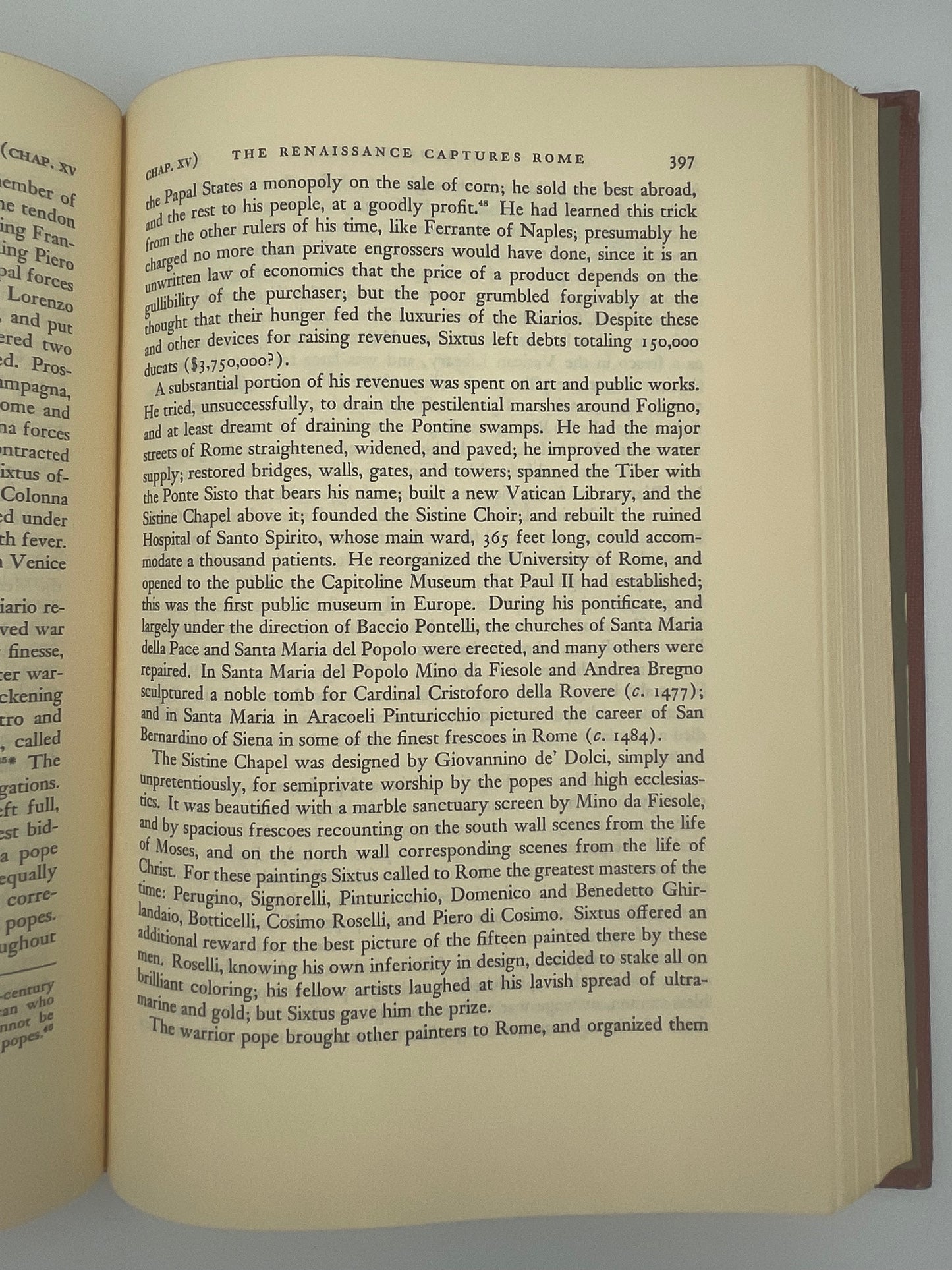 Random page 397 of ‘The Renaissance’ by Will Durant 
