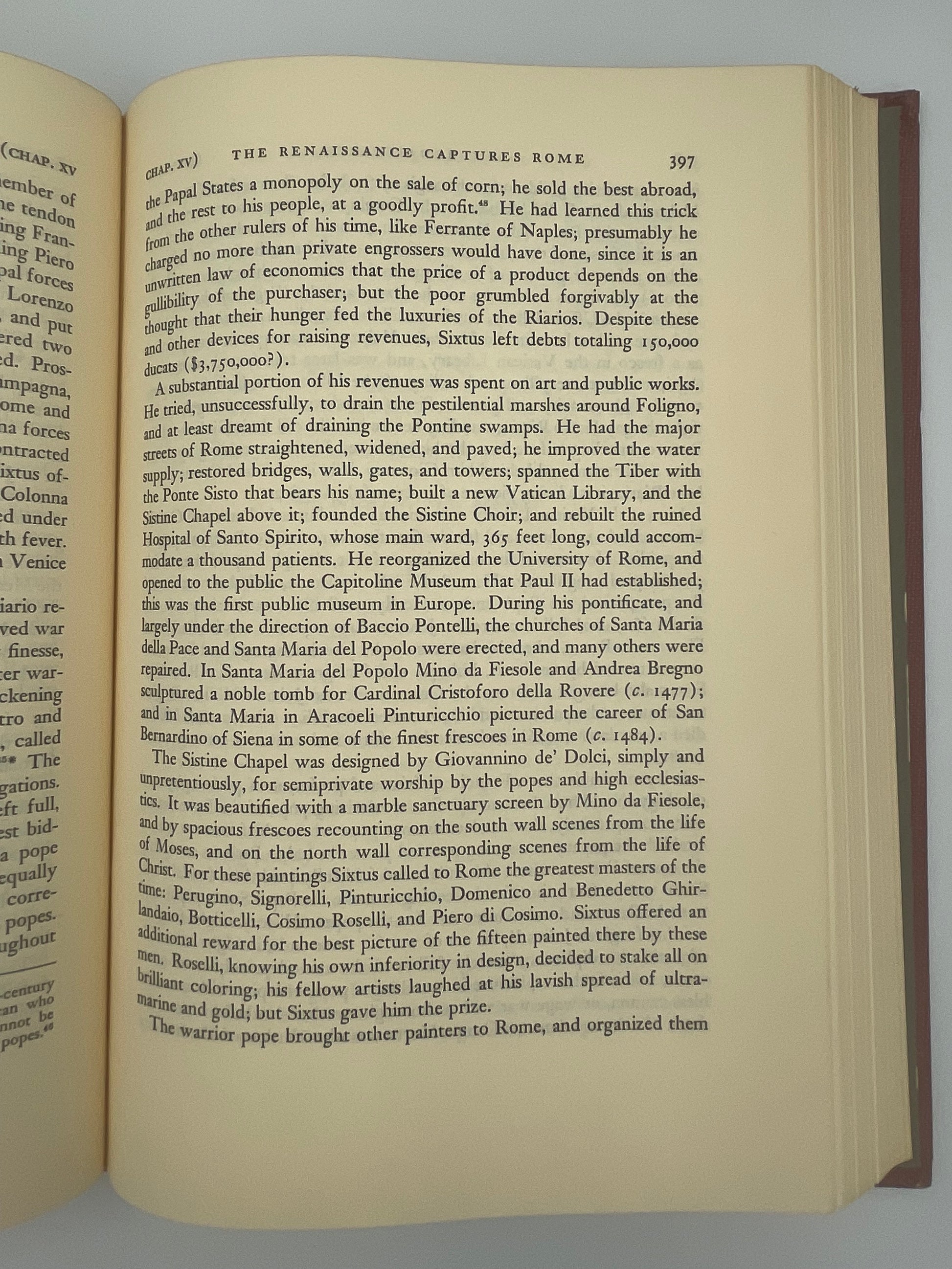 Random page 397 of ‘The Renaissance’ by Will Durant 