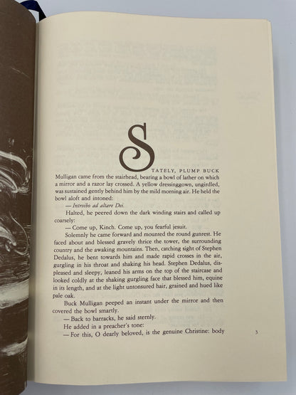 First page of novel from "Ulysses" by James Joyce