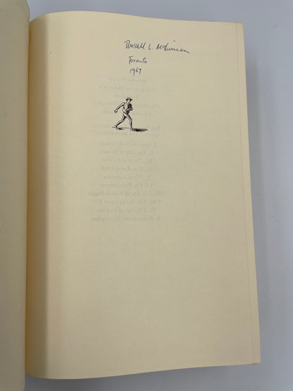 Inside page with owner's 1967 signature from Rousseau and Revolution by Will and Ariel Durant 