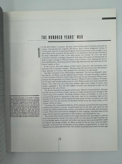 Inside page on Hundred Years' War of book 'TimeFrame AD 1300-1400' 