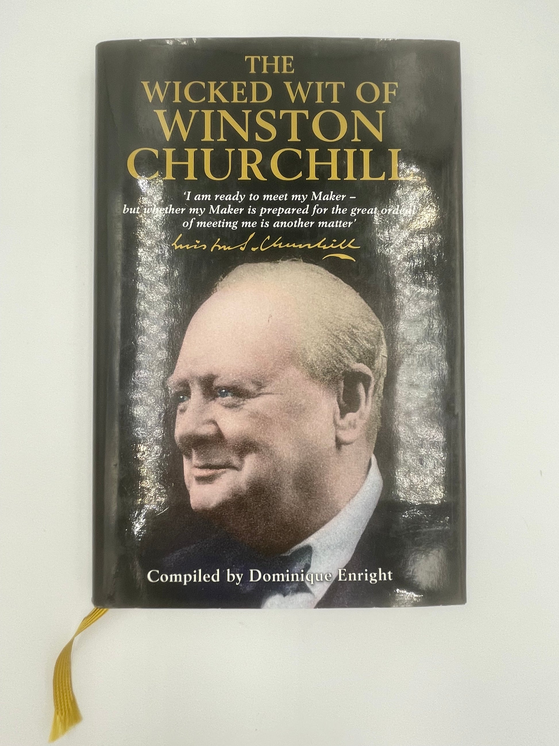 Book cover of ‘The Wicked Wit of Winston Churchill’.