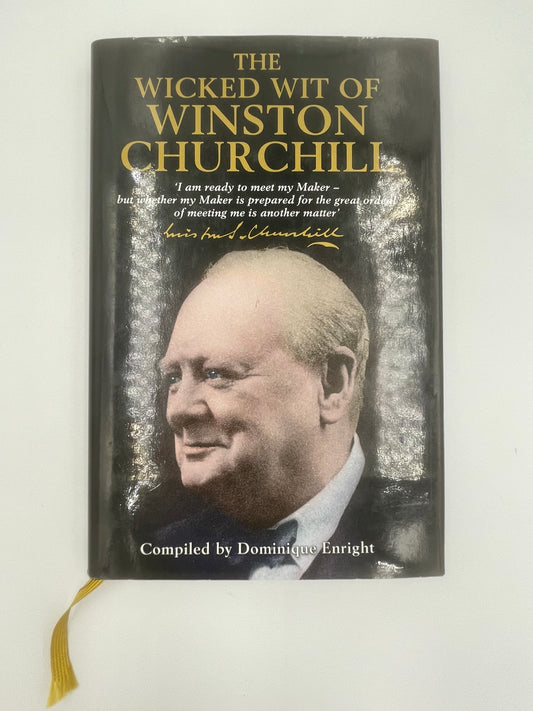 Book cover of ‘The Wicked Wit of Winston Churchill’.