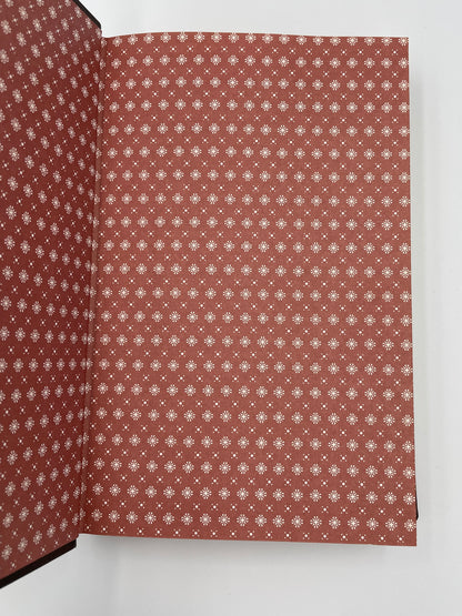 Inside cover pages from "Plutarch. Selected Lives from the Parallel Lives of the Noble Grecian and Romans". Franklin Library 1982 edition 