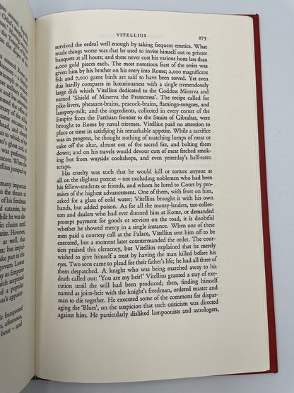 Page on Vitellius from "The Twelve Caesars" by Suetonius" 