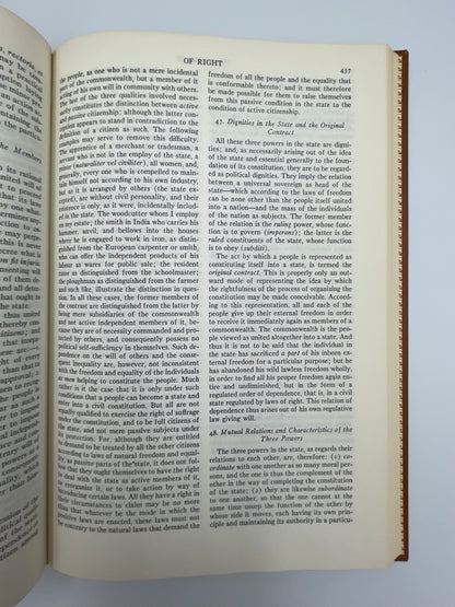 Page 437 from "Kant" (Britannica: Great Books of the Western World) The Critique of Pure Reason. The Critique of Practical Reason And Other Ethical Treatises. The Critique of Judgement.