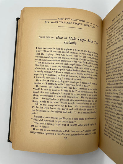 Chapter 6 page of 'How to Win Friends and Influence People'  by Dale Carnegie, 1st Edition