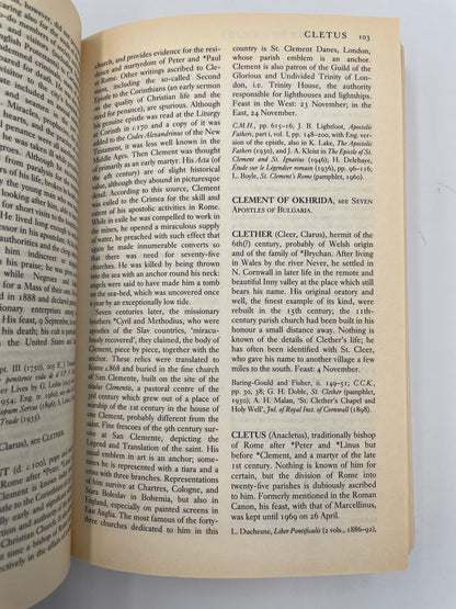 The Oxford Dictionary of Saints by David Hugh Farmer