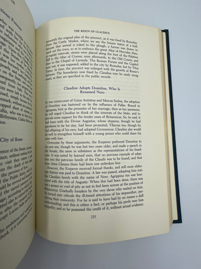Page 235 on the reign of Claudius from "The Annals of Tacitus" from the Franklin Library