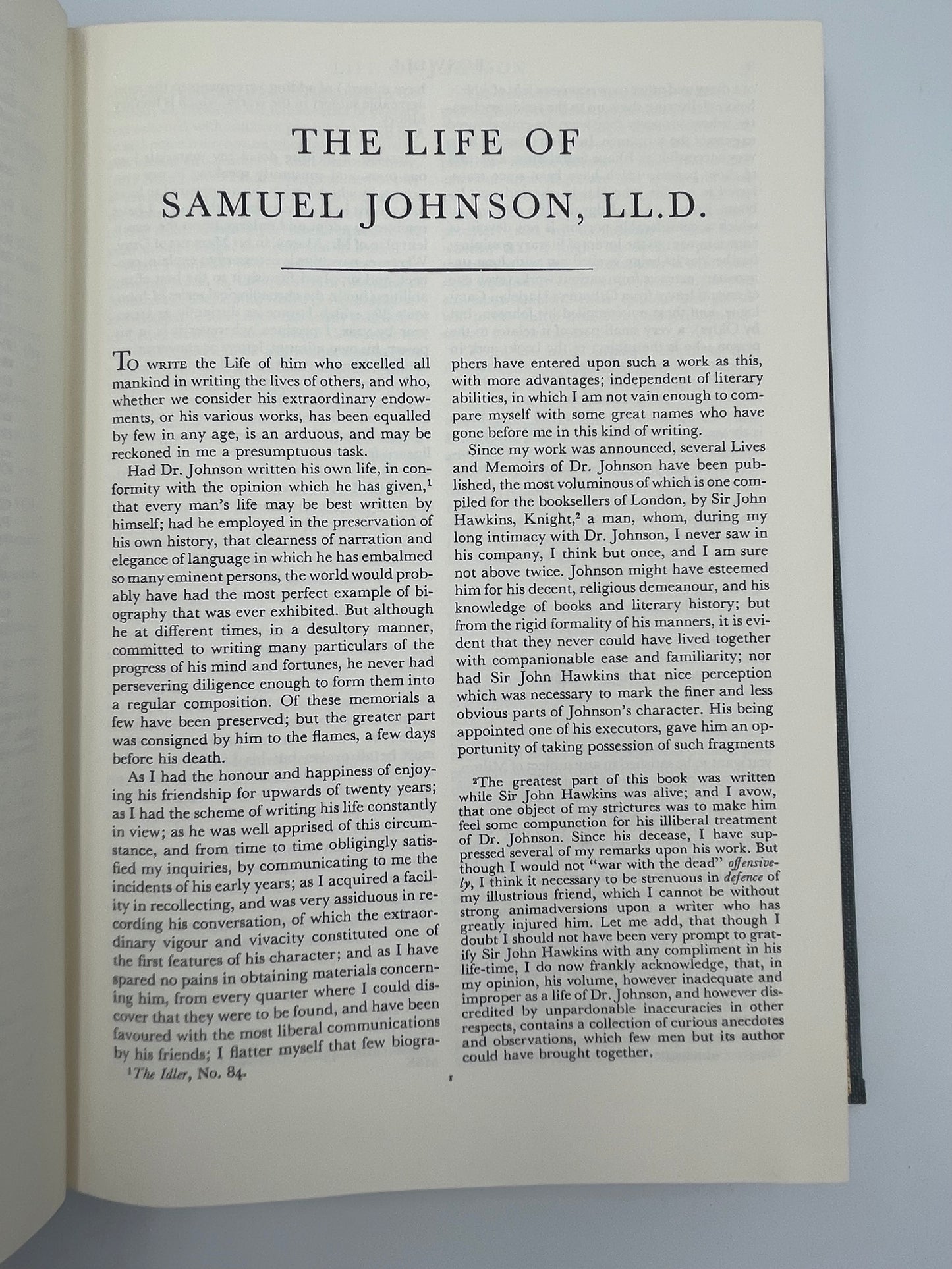 Boswell (Britannica: Great Books of the Western World) Life of Samuel Johnson, LL.D.