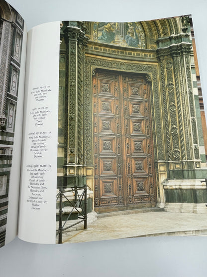 Photo of ornate door from book "The Art of Florence"