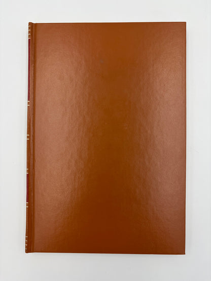 A brown leatherette-bound edition of 'Lucretius, Epictetus and Marcus Aurelius'.