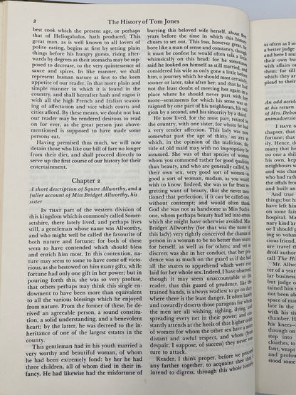 Fielding (Britannica: Great Books of the Western World). The History of Tom Jones. A Foundling.