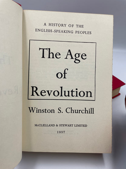 Title page vol 3, A History of the English speaking peoples by Winston Churchill