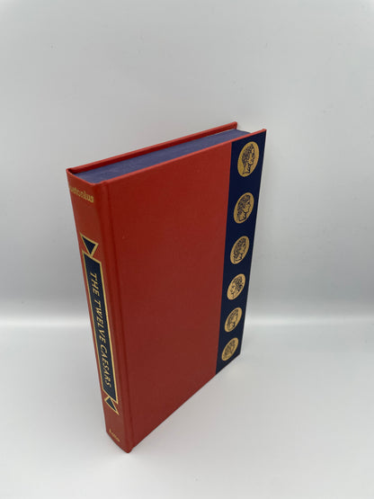 Cover and spine view of "The Twelve Caesars" by Suetonius" 