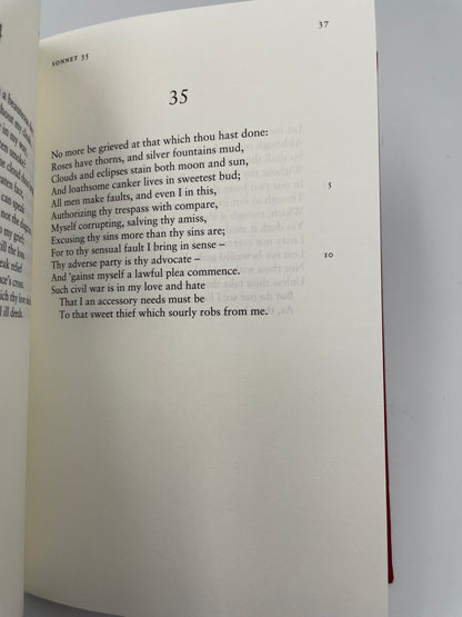 Sonnet 35 from, 'The Sonnets and A Lover’s Complaint' by William Shakespeare.