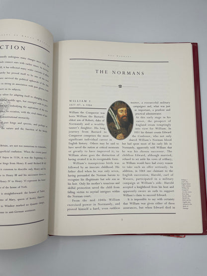 Page 2 on the Normans from "The Illustrated Kings and Queens of Great Britain" by Edward Horton