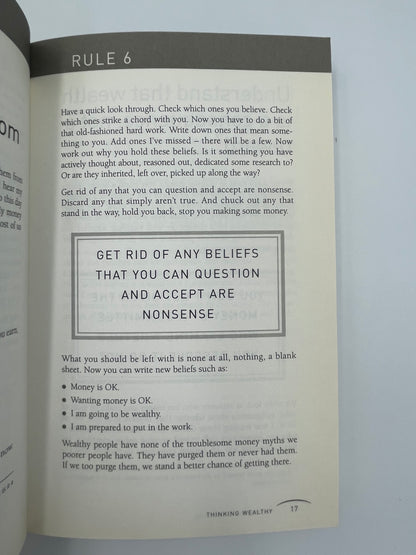 Page on rule 6 from "The Rules of Wealth" by Richard Templar 