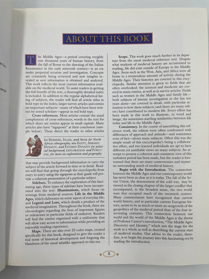 About book page of "The Pimlico Encyclopedia of the Middle Ages" 