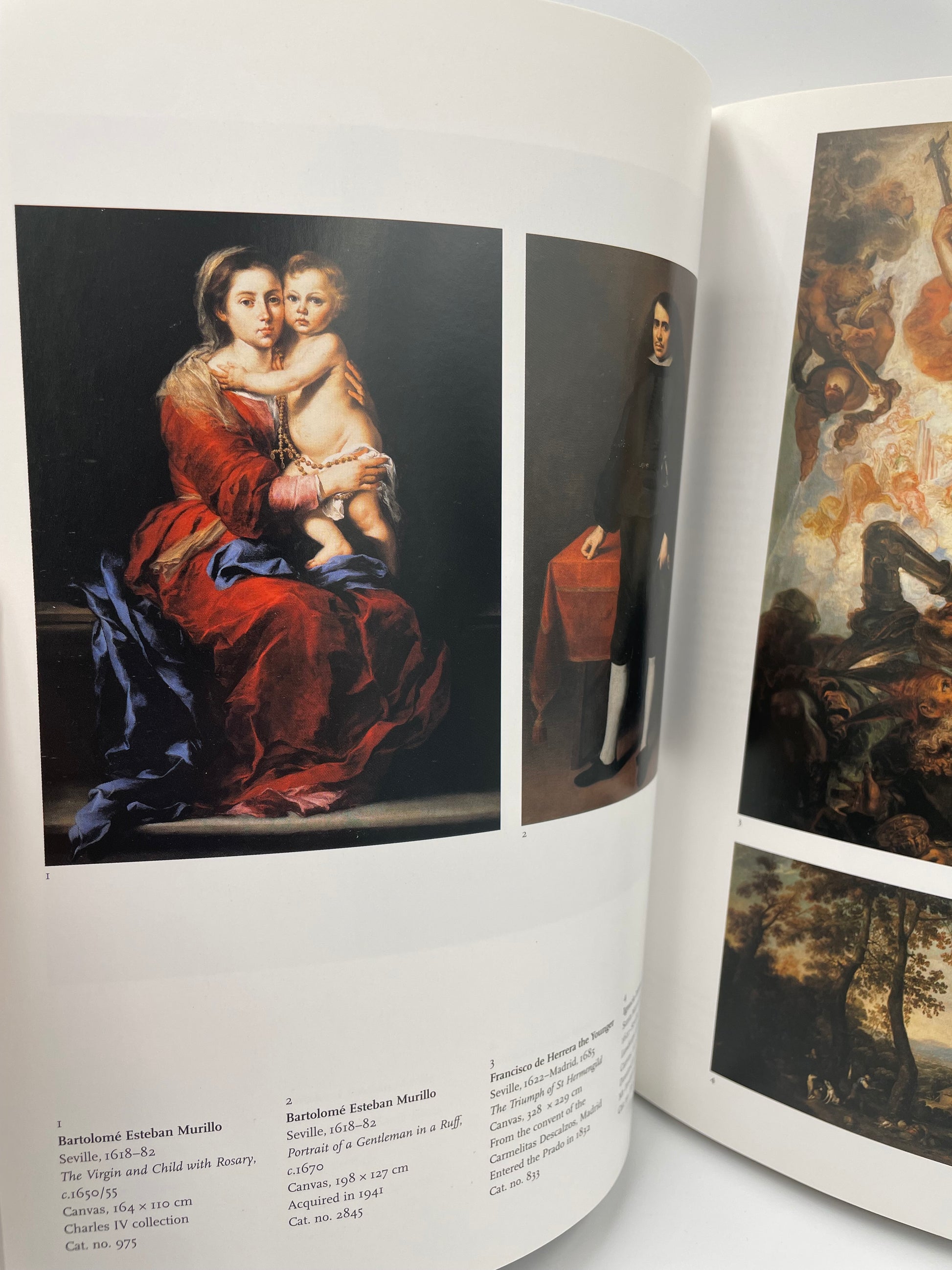 Illustration of a painting of a woman holding her child from the book, ‘The Prado’ – Scala.