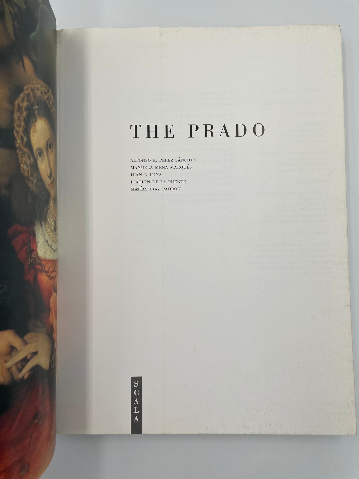 Title page of book, ‘The Prado’ – Scala